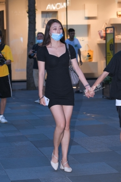 黑短裙凉鞋 21-08-03-83P
