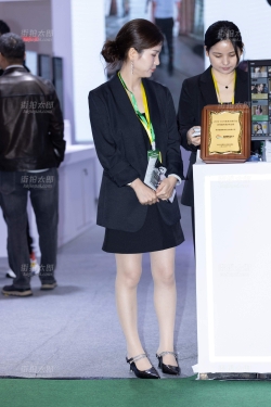 LB215-55P 杭州台球展-韵味肉丝美腿制服轻熟女