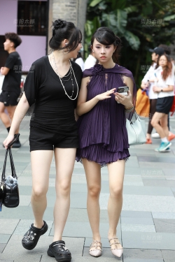 紫色无袖连衣裙118P