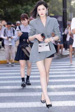 LB291-67P上海时装周-网红大博主晓璐的美腿高跟