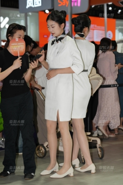CQ车展篇-穿上丝的礼仪都不错105P